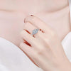 3CT Radiant Emerald Cut Moissanite Engagement Ring - Rokshok