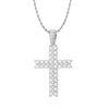 Moissanite Cross Pendant Necklace - Rokshok