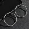Moissanite Diamond Hoop Earrings - Rokshok