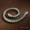 Green Moissanite Tennis Bracelets - Rokshok