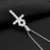 4mm Moissanite Cross Diamond Pendant - Rokshok