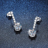 1ct Moissanite Earrings - Rokshok