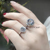 5CT Moissanite Engagement Rings - Rokshok