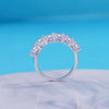 3CT 6-Stone Oval Moissanite Diamond Eternity Ring - Rokshok