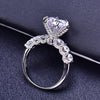 3 CT 6-Claw Moissanite Diamond Engagement Ring - Rokshok