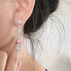 Long Waterdrop Moissanite Diamond Earrings - Rokshok