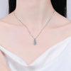 3-Stone Moissanite Pendant Necklace - Rokshok