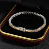 3mm Champagne Moissanite Tennis Bracelet - Rokshok