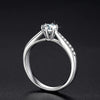 3ct Moissanite Six Claw Ring - Rokshok