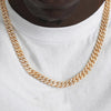 Cuban Link Chain Miami Moissanite Diamond Necklace - Rokshok