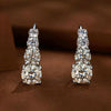 4-Stone Moissanite Hoops Earrings - Rokshok