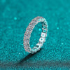 2.5CT Moissanite Eternity Ring - Rokshok