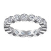 3mm Round Bubble Moissanite Diamond Rings - Rokshok