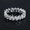 Marquise Cut Moissanite Eternity Band - Rokshok
