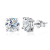 Round Moissanite Stud Earrings - Rokshok