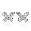 Butterfly Moissanite Diamond Drop Earrings - Rokshok