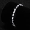 Pear Cut full Moissanite Tennis Bracelet - Rokshok
