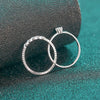 Two-piece Real Moissanite Ring Set - Rokshok