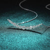 1.1CT Smile Pendant Moissanite Diamond Necklace - Rokshok