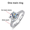 Sparkling Diamond Bridal Sets Moissanite Rings - Rokshok