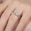 3mm Round Bubble Moissanite Diamond Rings - Rokshok