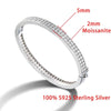 2mm Double-row Full Moissanite Diamond Bracelets - Rokshok