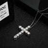 Moissanite Cross Pendant Necklace - Rokshok