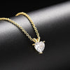 Heart Moissanite Pendant Necklace - Rokshok