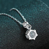 1ct 2ct Moissanite Necklace Pendant - Rokshok