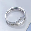 Double-Row Moissanite Diamond Eternity Rings - Rokshok