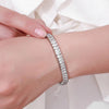 Emerald Cut Moissanite Tennis Bracelet - Rokshok