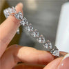 Heart Shape Moissanite Tennis Bracelets - Rokshok