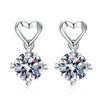 1ct Round Moissanite Pendant Earring - Rokshok