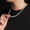 Cuban Link Chain Miami Moissanite Diamond Necklace - Rokshok