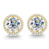 2 Carat Real Moissanite Stud Earrings - Rokshok