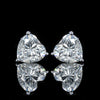 1-4carat Moissanite Diamond Stud Earrings - Rokshok