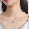 1ct 2ct Moissanite Necklace Pendant - Rokshok