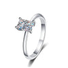 1ct Radiant Moissanite Rings - Rokshok