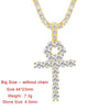 4mm Moissanite Cross Diamond Pendant - Rokshok