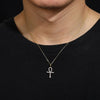 Moissanite Cross Pendant Necklace - Rokshok