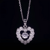 0.5carat Heart Shape Moissanite Pendant Necklace - Rokshok