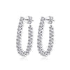 Moissanite Hoop Earrings - Rokshok