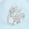 Shooting Star Moissanite Diamond Ring - Rokshok