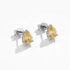 Pear Shaped Cut Moissanite Stud Earrings - Rokshok