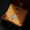 Moissanite Cross Pendant Necklace - Rokshok