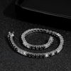 Black White All Moissanite Tennis Bracelets - Rokshok