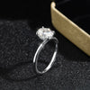 4 Prong Setting Oval Moissanite Rings - Rokshok