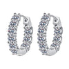 Full Moissanite Hoop Earring - Rokshok