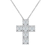 Cross Moissanite Pendant Necklace - Rokshok