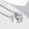 1CT U-type Horseshoe Pendant Moissanite Necklace - Rokshok